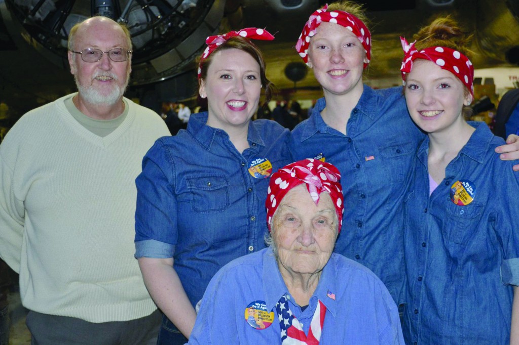 Ruth's family- son Robert, granddaughter, Amanda, great granddaughters Kelsey and Kaylee, and Ruth all participated in the Count the Rosies event. 