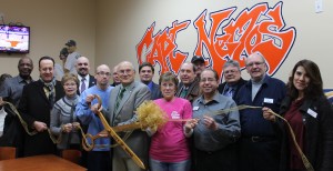 City officials and Chamber of Commerce members joined the staff at Captain Nemo’s to celebrate their grand re-opening at their new location on Wayne Road next door to Seven Star Liquor. They now have a dine-in area in addition to their carry out counter. 