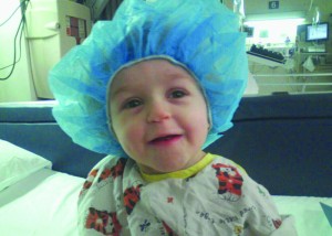 Joshua has had nine surgeries including three open heart surgeries. 