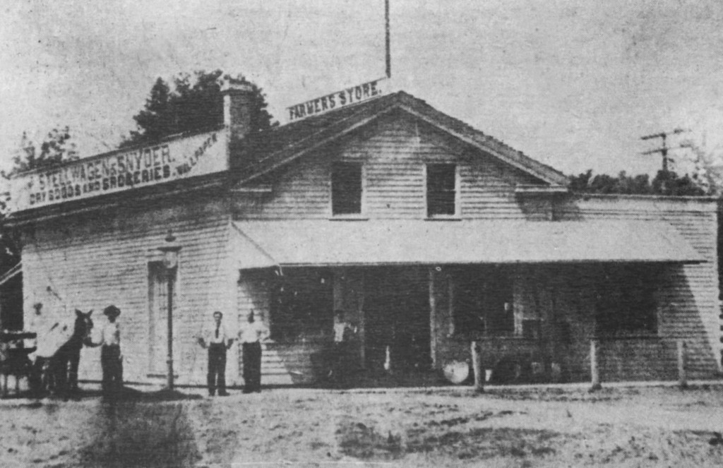 The Farmer’s Store was built in 1848 by Williams Steers but John C. Stellwagen purchased it in 1880 and ran the business until he took on a partner, Antony (Tony) Snyder, in 1907. They were in business in Wayne for many years. The building was demolished in 1960 during urban renewal.