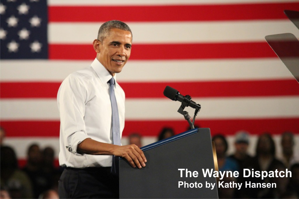 President Barack Obama believes the American auto industry is coming back. Photo by Kathy Hansen