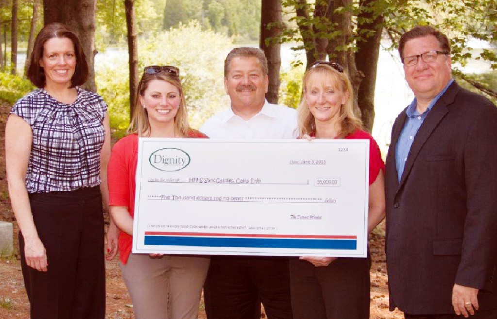 Pictured (L to R) :  Tracy Spiess, Assistant Manager; Jaclyn Mills, Program Coordinator; Tom Lynch, Manager; Peggy Nielsen, Manager and Camp Director, and Kevin Bullock, General Manager.