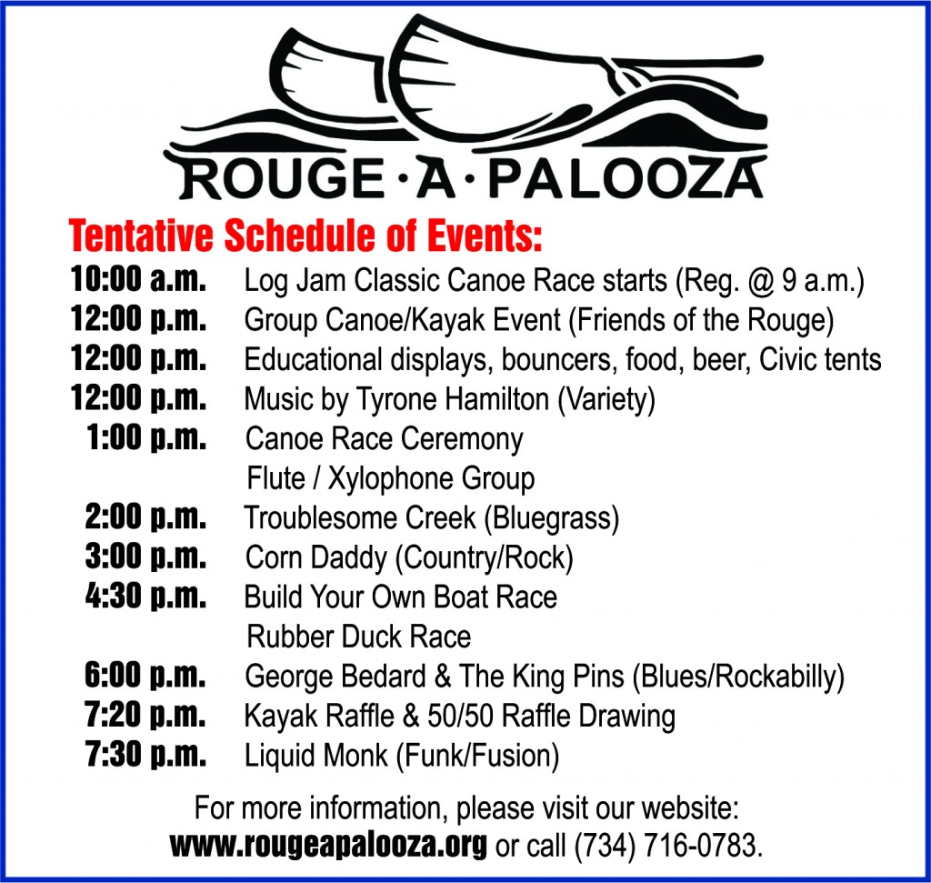 Rouge A Palooza Schedule