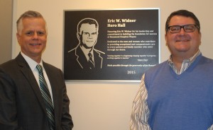 Division President Eric W. Widner and Jay Bonnell, corporate controller of Beaumont Hospital Wayne.